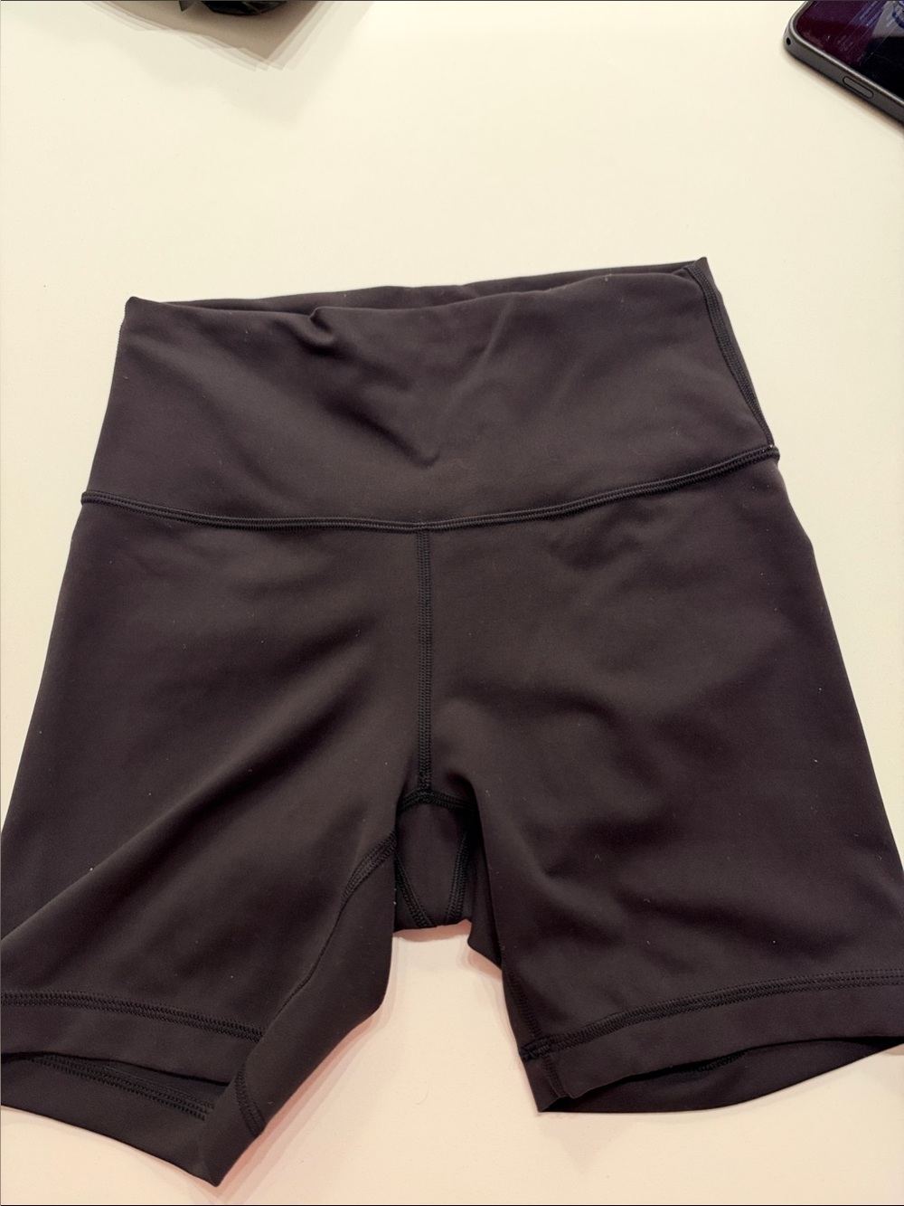 lululemon athletica Black High-Rise Bike Shorts